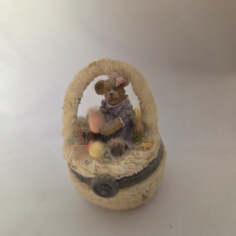 Boyds Bear Treasure Box Laurel Bearibean With Picasso Mouski Easter 392100